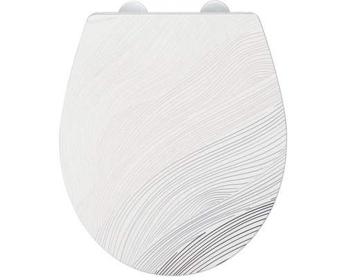 Toilettendeckel mit grafischem Muster