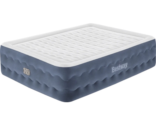 Doppelluftbett Bestway TriTech™ TruLeisure 203 x 152 x 51 cm dunkelblau/grau Bestway Luftmatratze mit integrierter Pumpe