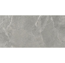 Graue Bodenfliese mit Steinoptik.