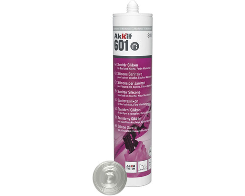 Akkit 601 Sanitär Silikon manhattan 310 ml Akkit 601 Sanitär Silikon in Manhattan Farbe für Bad und Küche