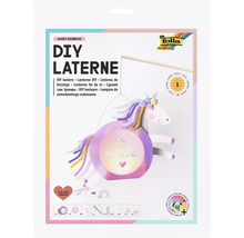 DIY Laternen-Set mit Einhorn-Motiv von folia Bringmann