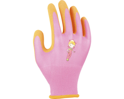 Gartenhandschuh mit Beschichtung und Mädchenmotiv