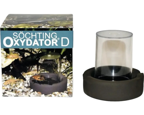 Söchting Oxydator D für Aquarien zur Sauerstoffversorgung, Verpackung und Produktansicht