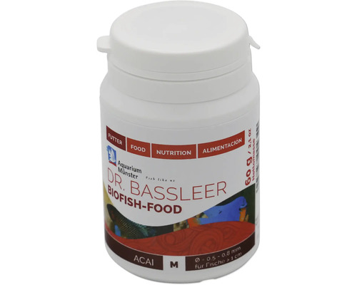 Aquariumfischfutter Aquarium Münster Dr. Bassleer Biofish Food Aloe M 60 g Dr. Bassleer Biofish-Food in Dose, Fischfutter