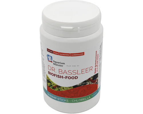 Dr. Bassleer Biofish-Food in einer weißen Dose