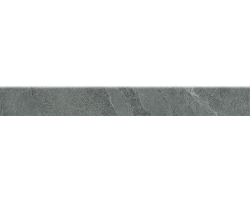 Feinsteinzeug Sockelfliese Mirava Narvik smoke 7,5x60 cm Dekorative Wandverkleidung mit Steinmuster