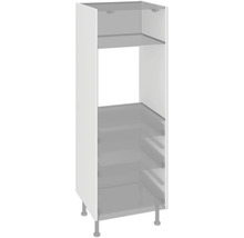 Küchenhochschrank ohne Tür mit Regalböden