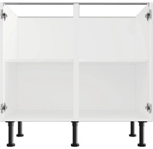 Unterschrank mit zwei offenen Türen und Einlegeboden