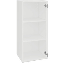 Weißer Hängeschrank mit drei Regalböden