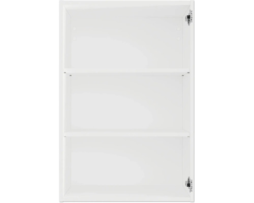 Offener Badezimmerschrank mit Einlegeböden