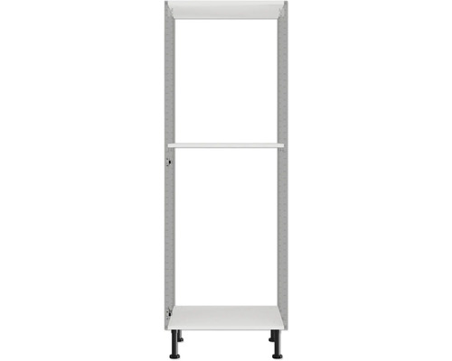 Küchen Unterschrankgestell mit einem Einlegeboden und höhenverstellbaren Füßen