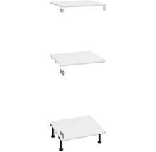 Möbelwaschtischplatte mit verschiedenen Montageoptionen