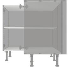 Küchenschrank mit Regalböden und Füßen