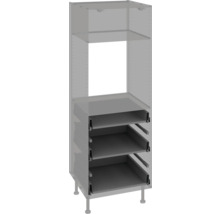 Küchenschrank mit Auszügen zur Aufbewahrung von Küchenutensilien