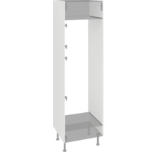 Küchenunterschrank mit Füßen und weißen Türen