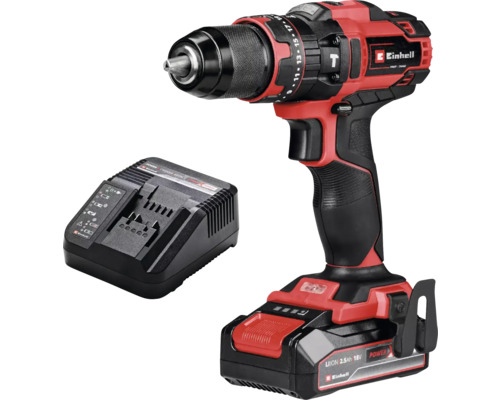 Akku - Schlagbohrschrauber Einhell Expert mit Einhülsenbohrfutter 18 V 2,5 Ah, inkl. Akku und Ladegerät Einhell Akku-Bohrschrauber mit Ladegerät