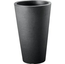 Hoher Pflanzkübel aus Kunststoff