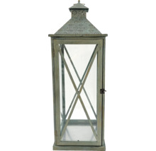 Dekorative Laterne aus Holz und Glas