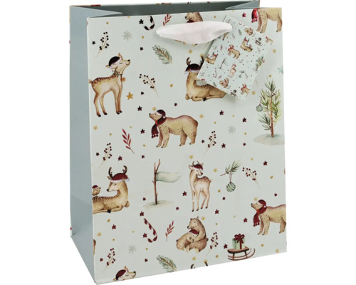 Geschenktüte mit Wintermotiven