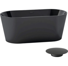 Freistehende Badewanne mit Ablaufgarnitur