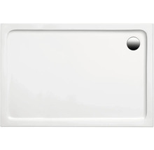 Rechteckige Duschwanne mit Ablauf