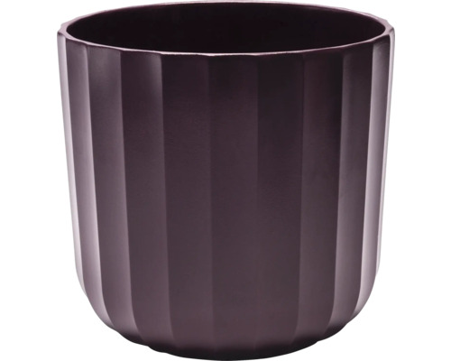 Blumentopf mit gerippter Oberfläche