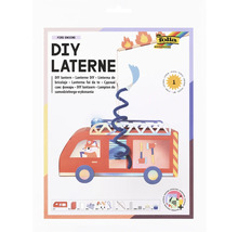 Feuerwehrauto Laternen Bastelset