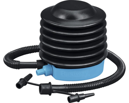 Fußpumpe mit Schlauch und Adaptern
