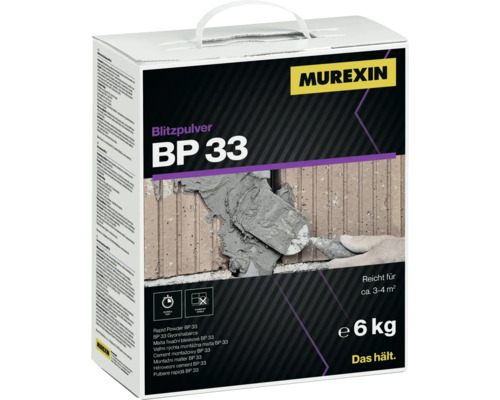 Murexin Blitzpulver BP 33 Schnellzement 6 Kilogramm