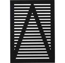 Quadratisches Fenstergitter mit Dreiecksmuster für den Aussenbereich