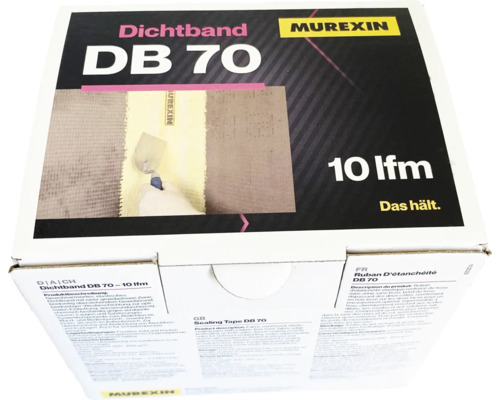 Murexin Dichtband DB 70, 10 Laufmeter, zur Abdichtung