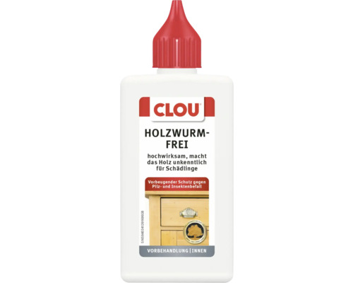 Clou Holzwurmfrei zur Holzbehandlung für Innenräume
