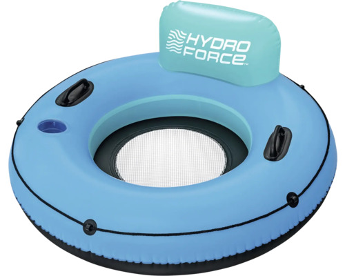 Aufblasbarer Hydro Force Schwimmreifen mit Rückenlehne, Griffen und Getränkehalter