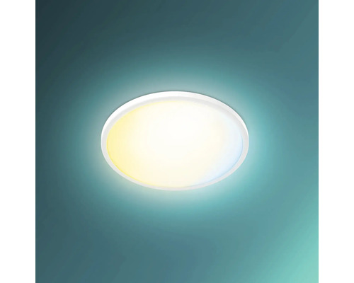 Runde Deckenleuchte mit Licht
