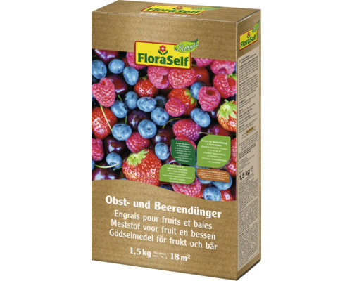 FloraSelf Obst- und Beerendünger, 1,5 kg Packung