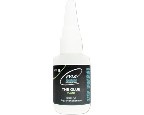Aquarium Sekundenkleber Me The Glue - Plant 20 g, dickflüssig, für Pflanzen Aquarienpflanzenkleber in einer 20 Gramm Flasche