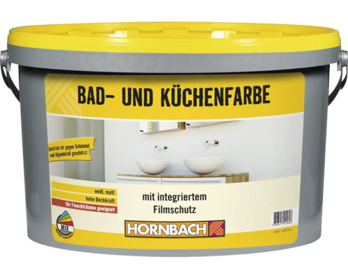 Eimer Bad- und Küchenfarbe mit Filmschutz von Hornbach