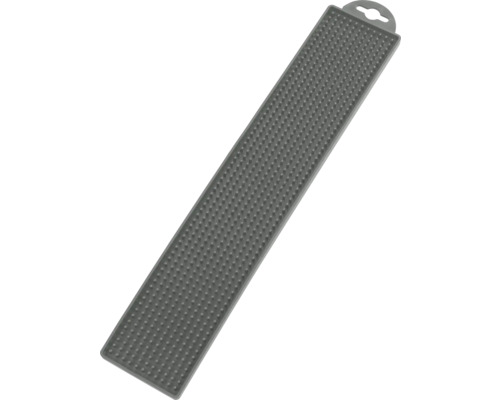 Graue Silikonmatte mit Noppen und Aufhängeöse