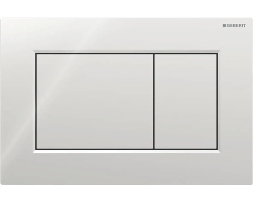 Urinal-Betätigungsplatte Geberit Sigma01 Square 2 Mengentechnik chrom matt Geberit Betätigungsplatte mit zwei Tasten