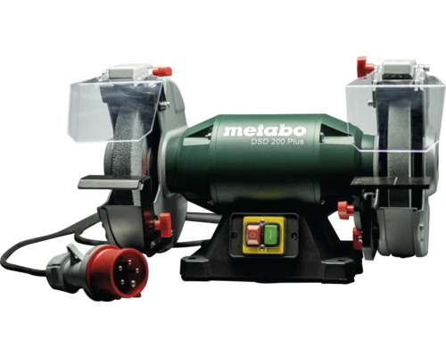 Metabo DSD 200 Plus Doppelschleifer mit Schutzvorrichtungen und Netzkabel