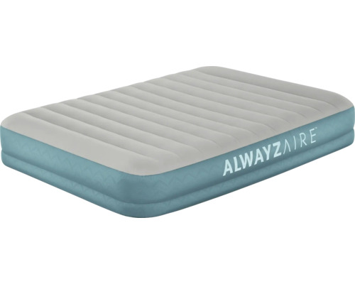 Doppelluftbett Bestway Fortech® AlwayzAire®203 x 152 x 36 cm türkis/grau Aufblasbare Alwayszaire Gästematratze