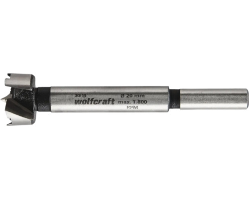 Wolfcraft Forstnerbohrer mit 20 Millimeter Durchmesser