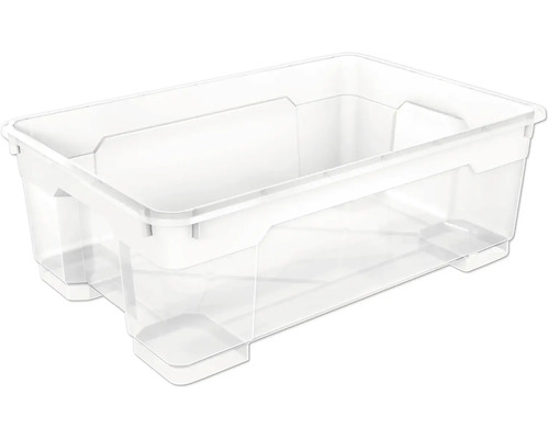 Transparente Aufbewahrungsbox aus Kunststoff