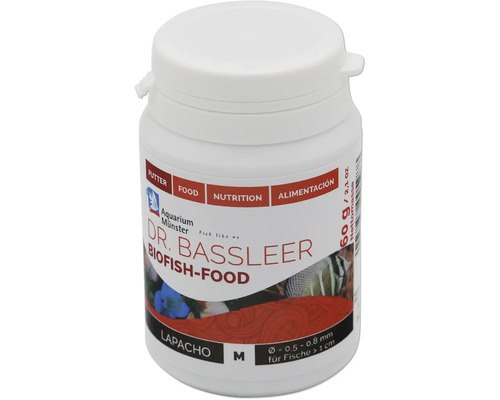 Aquariumfischfutter Aquarium Münster Dr. Bassleer Biofish Food Lapacho M 60 g Dr. Bassleer Biofish-Food für Fische