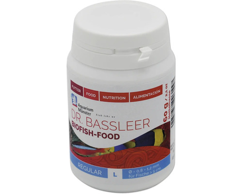 Aquariumfischfutter Aquarium Münster Dr. Bassleer Biofish Food Regular L 60 g Dr. Bassleer Biofish-Food für Fische