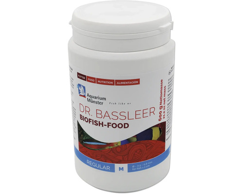 Aquariumfischfutter Aquarium Münster Dr. Bassleer Biofish Food Regular M 600 g Dr. Bassleer Biofish-Food Regular M Aquarienfischfutter, 600 Gramm