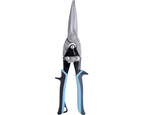 Schere Pattfield Universal Durchlaufschere 280 mm, Stahl Blechschere mit Stahlklingen und Griffen