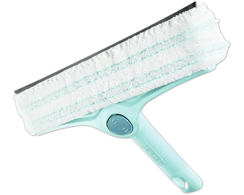 Fensterwischer mit Mikrofaserbezug und Abziehlippe