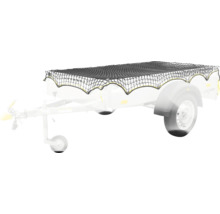 Anhänger mit Ladungssicherungsnetz