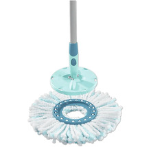 Wischmop mit Stiel und runder, auswechselbarer Moppspitze